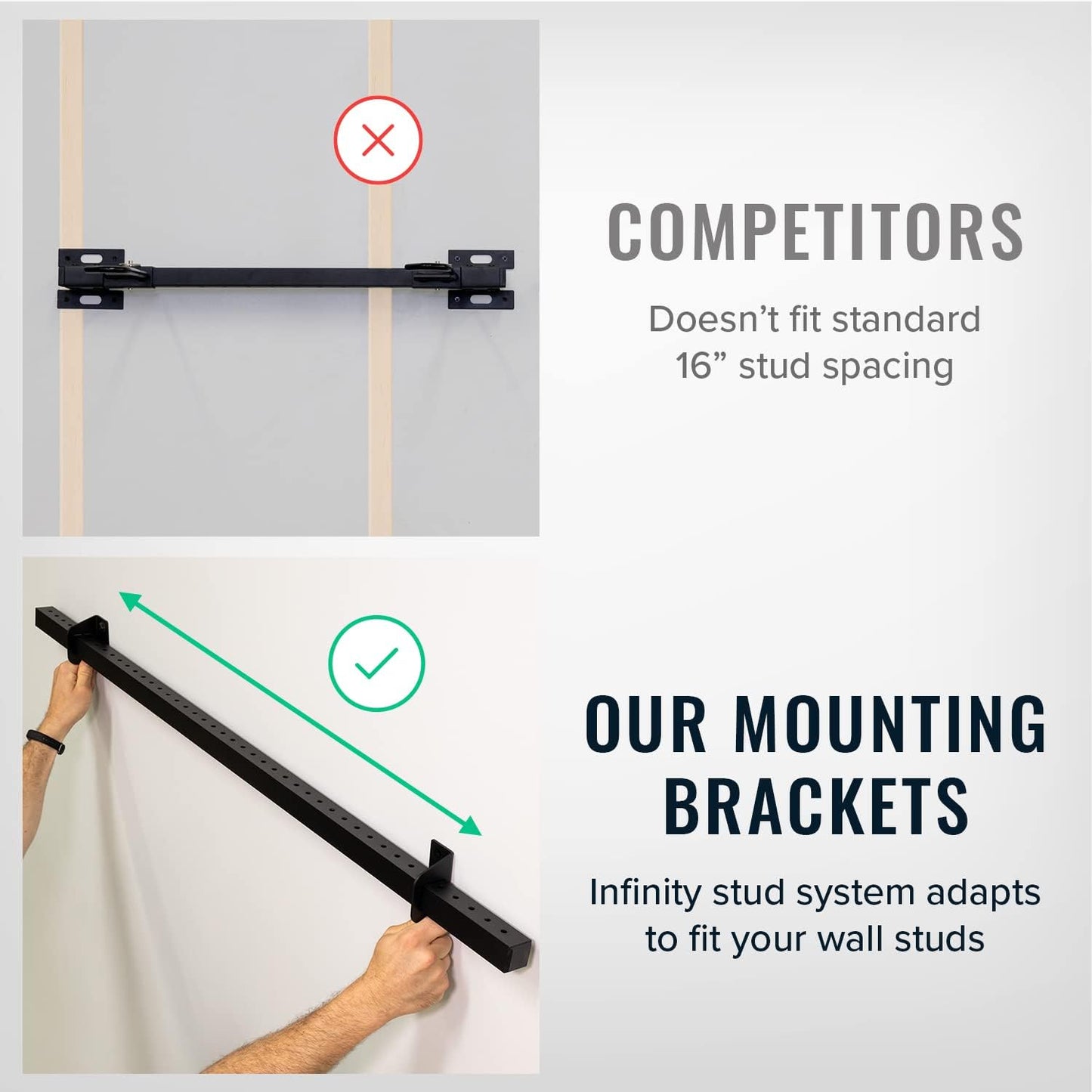 StoreYourBoard Bike Storage Rack – Heavy Duty Garage Bike Rack for 5 Bicycles, Space-Saving Vertical Bike Rack, Adjustable Wall Bike Mount for Garage Organizer, Bicycle Hanger, Holds 300 lbs