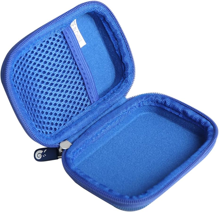 Hermitshell Hard Travel Case for Samsung T7 Shield 2TB / 1TB / 4TB, Portable SSD, USB 3.2 Gen2 External Solid State Drive (Blue, Case for 1 Hard Drives)
