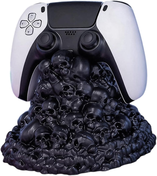 Unique Skeleton Shaped Controller Organizers Stable Structure Soft Rubber Construction Gaming Gear Storage Skull Shaped Headsets Phone Holder