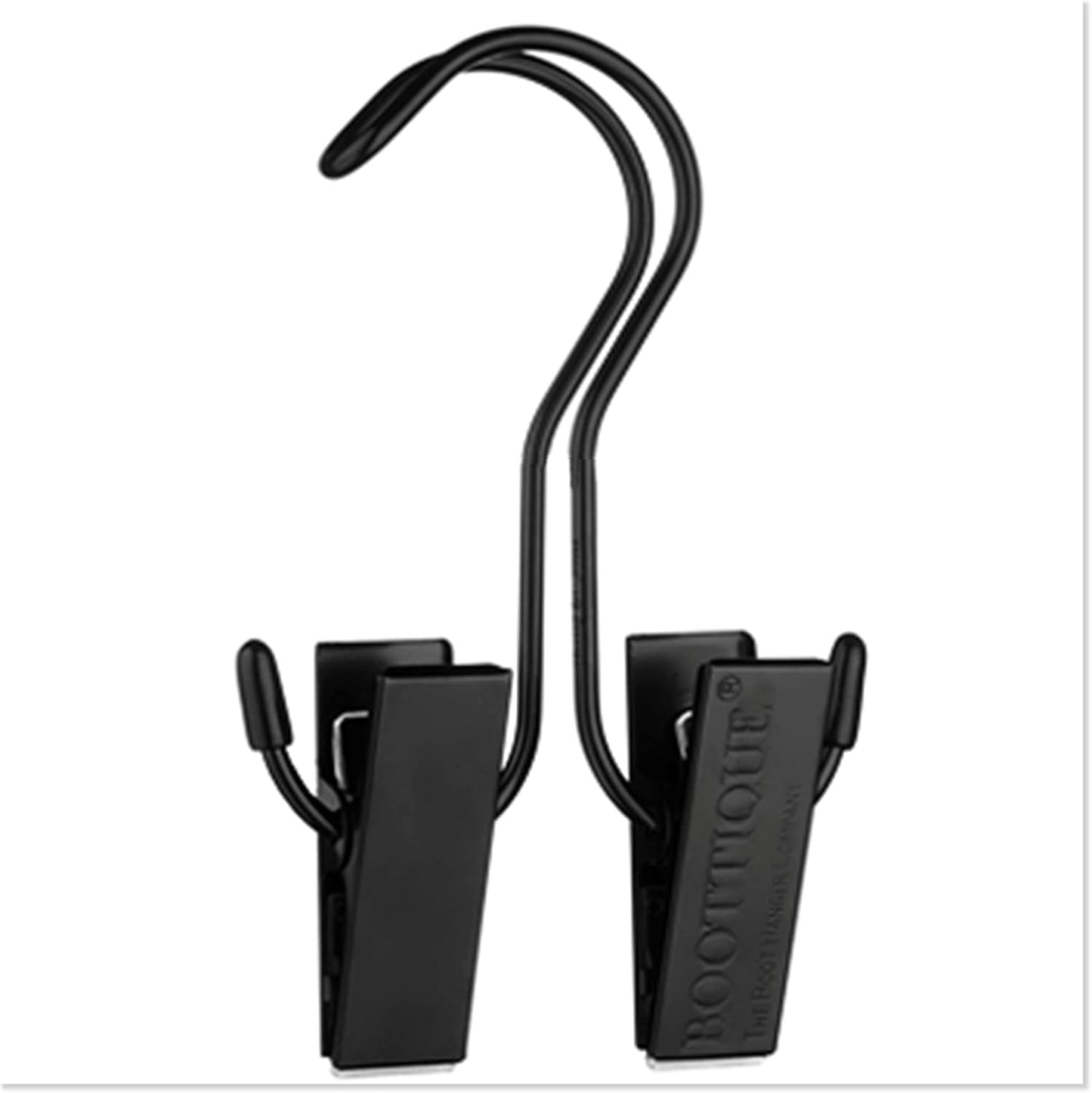 Original Boot Hanger - Shoe Storage Space Saver (Set of 3); Boot Hanger, Holder, Clips, Storage (Black)