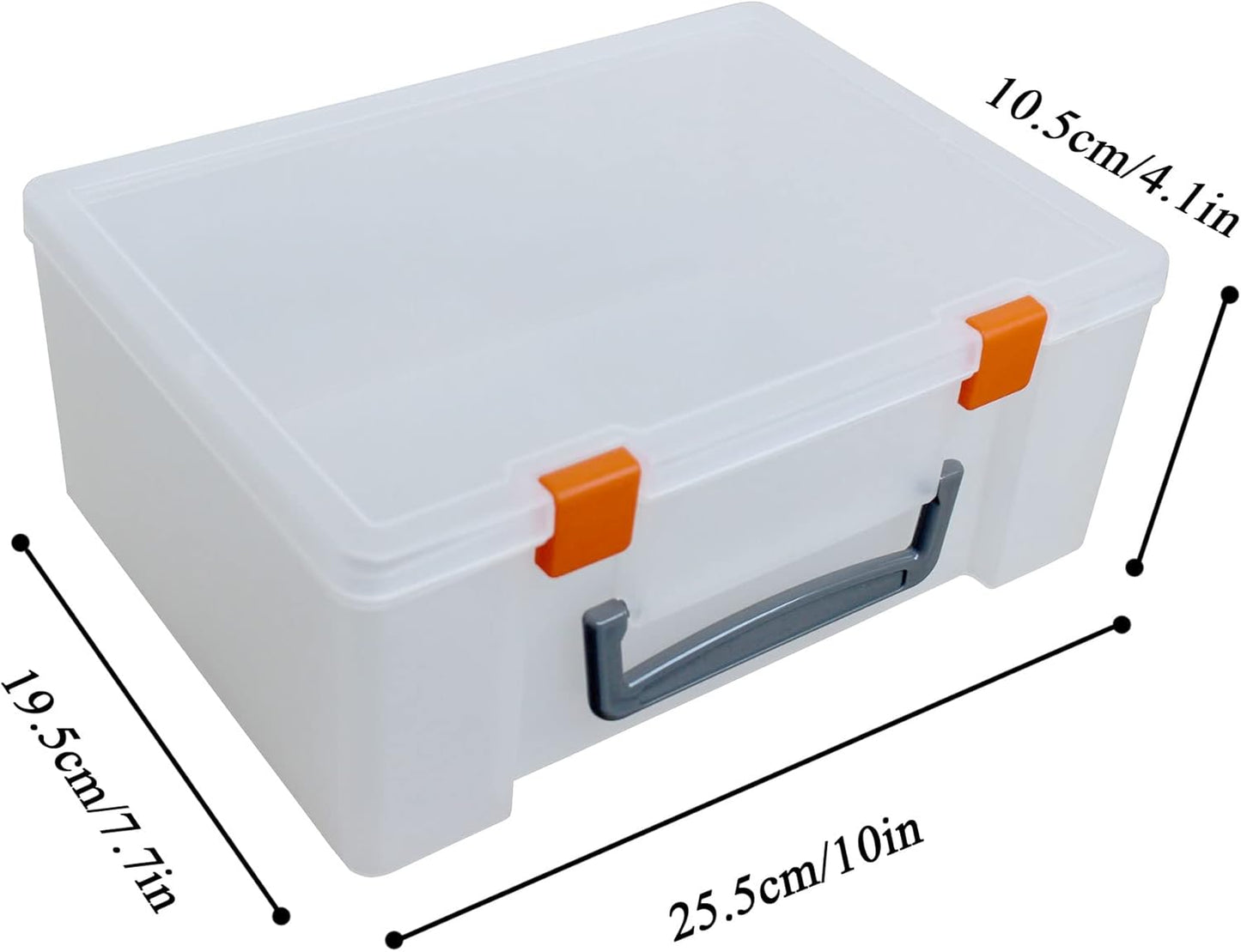 PASOL Clear Card Storage Box - 1000+ Hard Case Card Holder, Portable Card Organizer for Collectible Trading Cards and Sports Cards (Small)