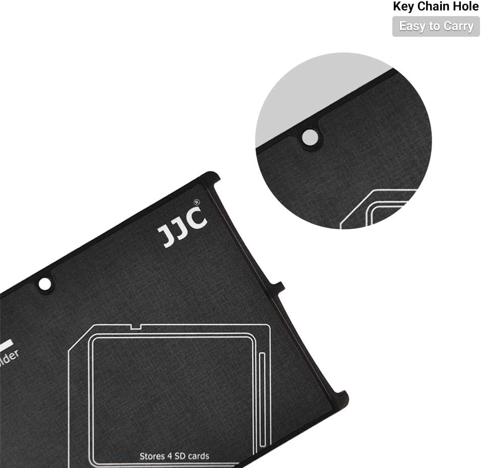 4-Slot SD Card Holder Case, Slim Ultra-Thin SDHC SDXC Memory Card Organizer