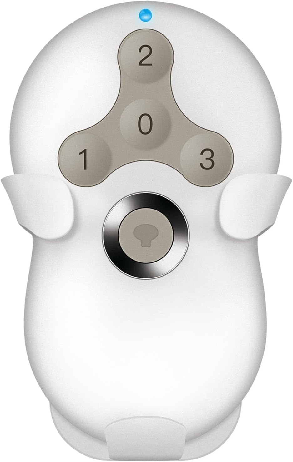 Ceiling Fan Remote Control Replacement for Hunter, Compatible with Hunter Remote 99122/99123, 3 Speed, Light Dimmer, 434MHz, Easy to Set with Mount Holder, Remote only - Receiver Not Included