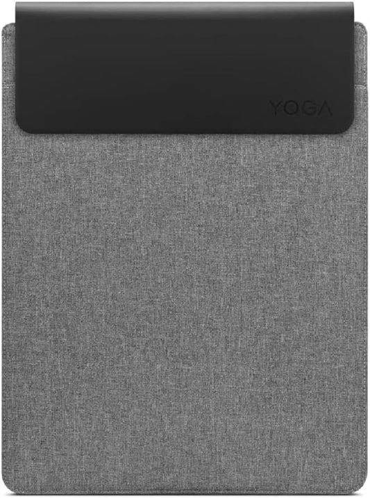 Lenovo Slim Laptop Sleeve 14 Inch Notebook/Tablet - Compatible with MacBook Air/Pro - Eco-Friendly Lightweight Case with Accessory Pocket & Magnetic Closure - Grey