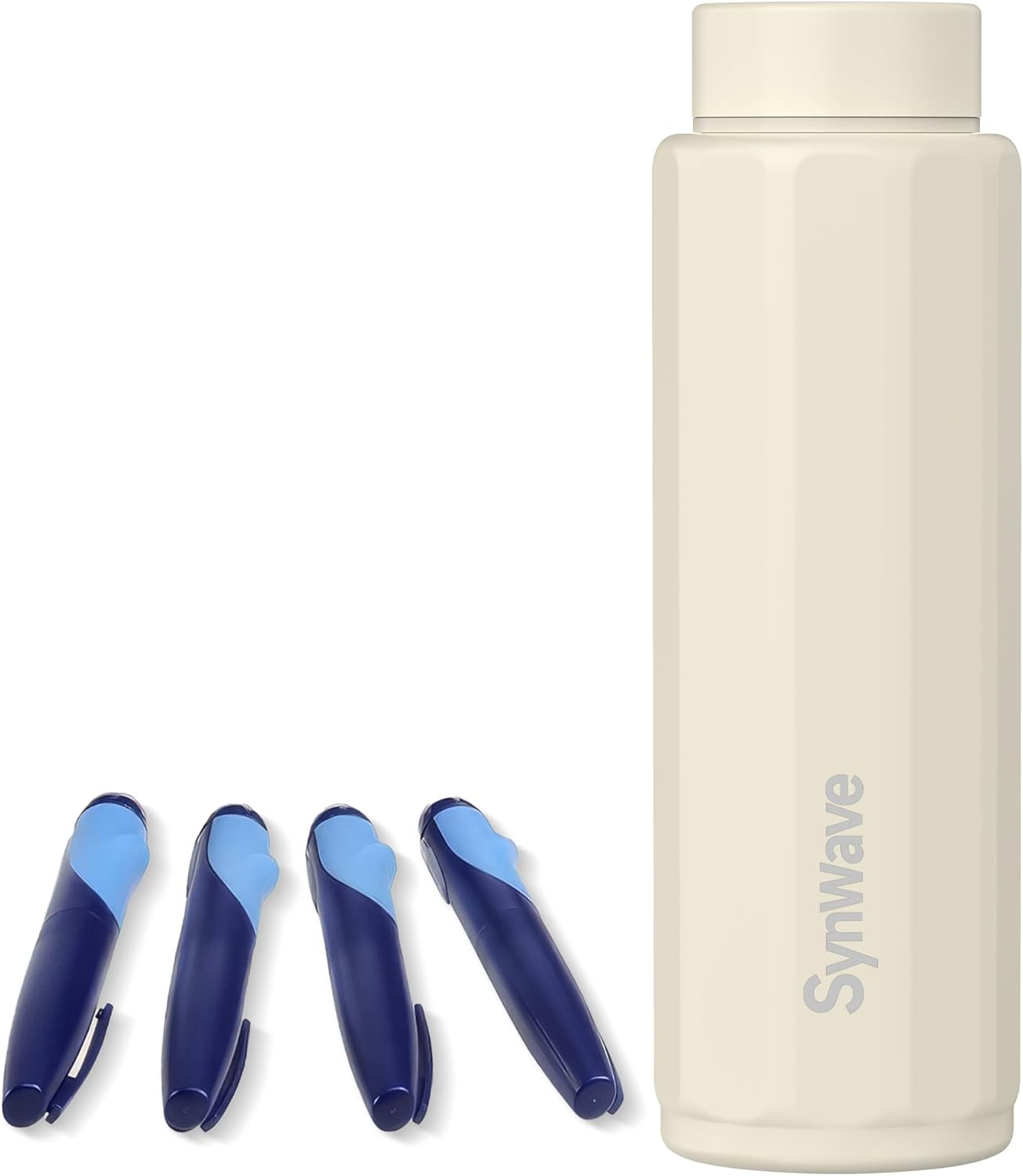 Synwave Insulin Cooler Travel Case for 3–4 Pens,Medication Cooler for Travel with Anti-Bulging Gel Ice Pack,TSA Approved,Non-Charging Cooling