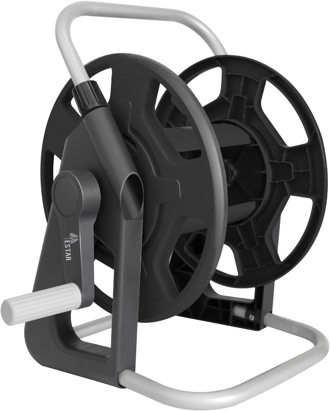 Garden Water Hose Reel Cart,Holds 50-60 Ft of 5/8 Inch Hose, Portable Hose Pipe Holder for Outside