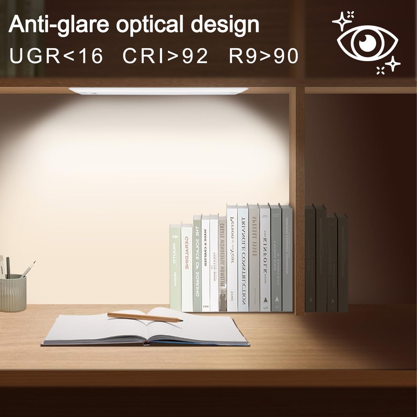 Ansen 3Packs of Under Cabinet Lights for Kitchen, 48in 26W 1720LM, Dimmable Hardwire Led Light for Closet, CRI>92, R9>90, 3 Color Temperature, 3000K/4000K/5000K(Warm White, Cool White, Daylight)