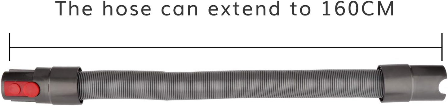 Mattress Tool and Extension Flexible Hose Kit Compatible with Dyson Gen 5 V15 V12 V11 V10 V7 V8 Absolute Detect Torque Drive Cyclone Cordless Handheld Vacuum Cleaner