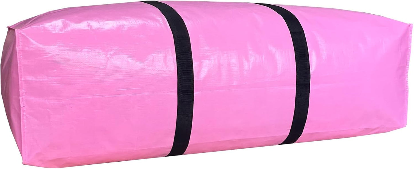 Extra Large Storage Bags, Jumbo Moving Tent Storage Bags, Waterproof Foldable Big Blue XXL Duffle Bag for Travel, 42x23x13.5inch - 1PACK