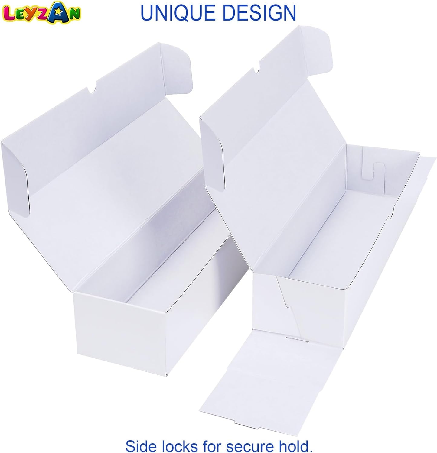 Trading-Card Storage Box, 8-Pack • 1000 Count Corrugated Cardboard Storage Box with dividers & labels for TCG/Magic/Mtg storage and Collection, 14.4 INCH Horizontal