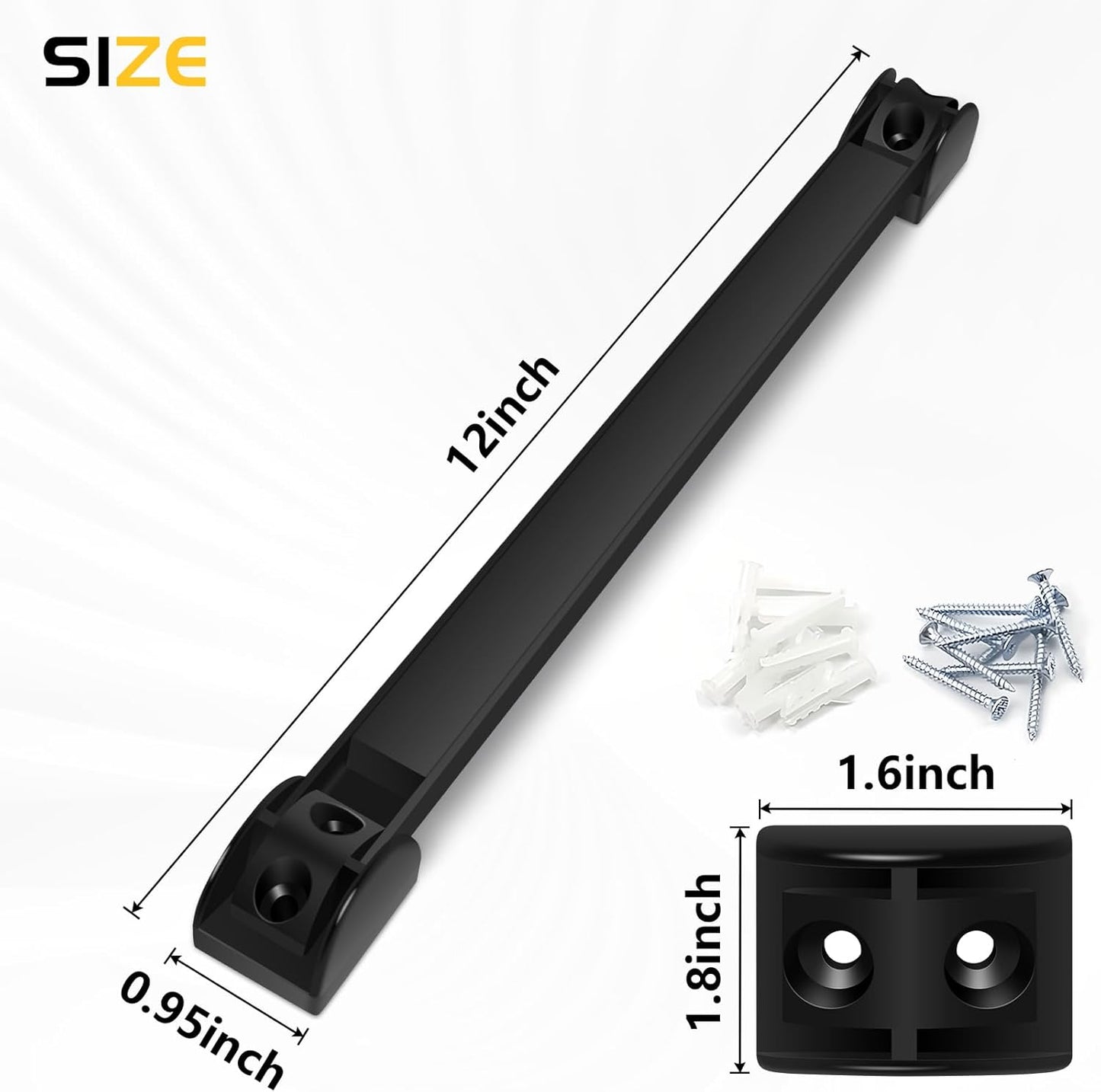DGSL Magnetic Tool Holder Strip 5 Pack, 12 In Heavy Duty Tool Organizer Magnetic Strip, Tool Magnet Bar For Garage Tool Organization