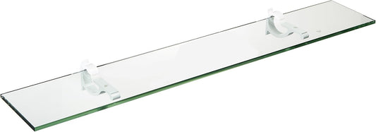 Spancraft Glass M-4.75x36-White Monarch Glass Shelf, White, 4.75" x 36"