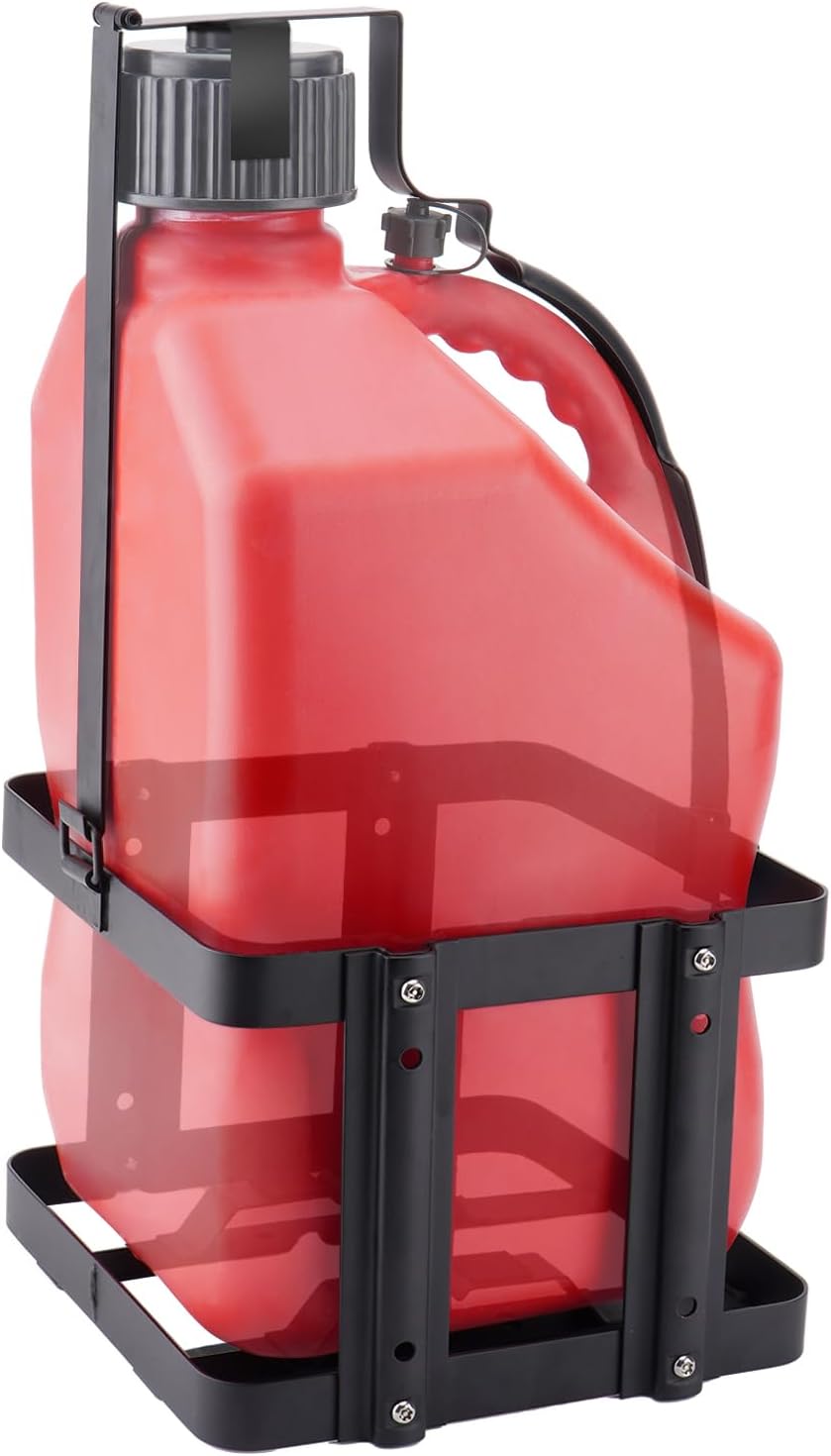 SPARKWHIZ Fuel Jug Container Holder Mount, Gas Can 5 Gallon Holder Rack, Mouting Bracket Compatible with VP Racing Can 5 Gallon (Holder only), 2 Pack