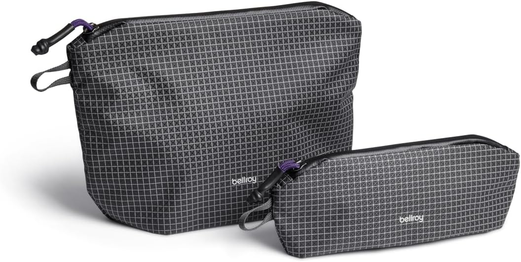 Bellroy Lite Pouch Duo (lightweight pencil case and pouch) - ArcadeGray
