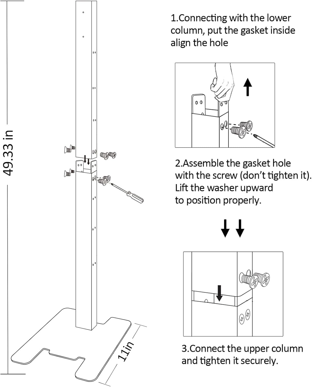 Storage-Stand-Docking-Station-Holder Compatible with V15 Detect V11 V10 V8 V7 V6 Cordless Vacuum Cleaners & Accessories, Stable Metal Bracket Organizer Rack, Brushed Black