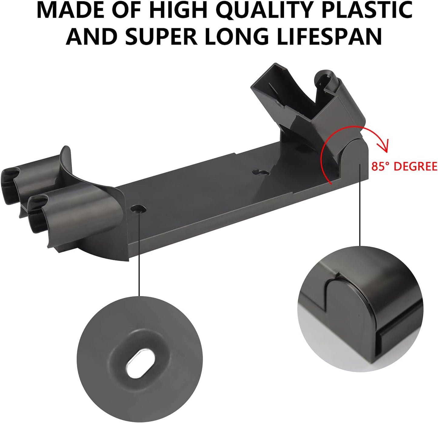 Improvedhand Docking Station Accessory Wall Mount Compatible with Dy.son V7 V8 Cordless Vacuum Cleaner Replaces Part # 967741-01