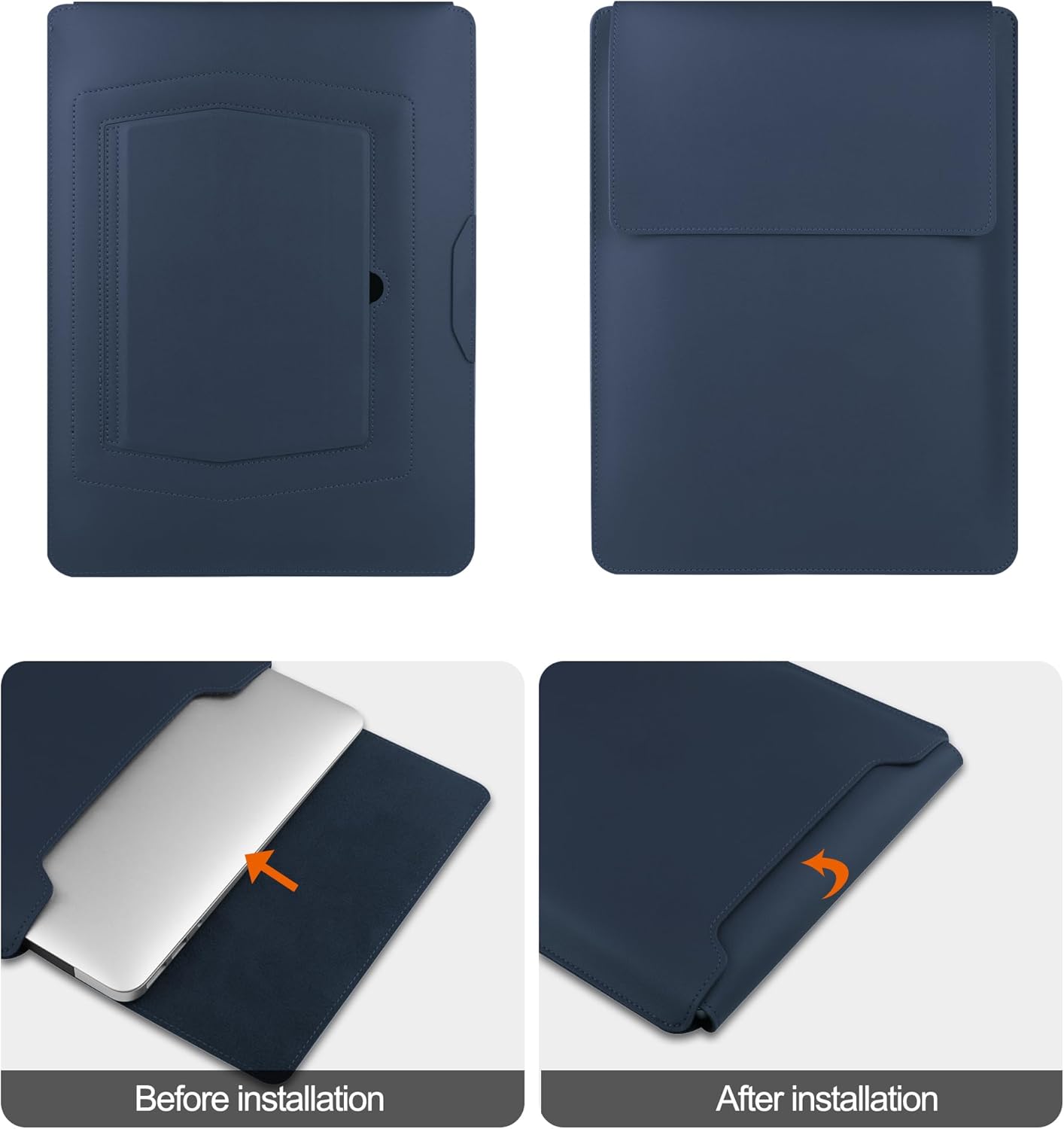 15.6" Laptop Sleeve-Compatible with MacBook Pro 16/15.4'' MacBook Pro 15, Mac Air 15 - Waterproof Soft 15 16 inch pc case for HP, Dell, 15 inch Laptop Sleeve case,Blue