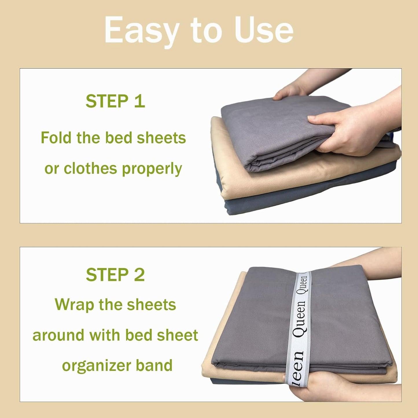 20 Pieces Bed Sheet Organizer Bands, Sheet Organizers and Storage Label Bands, Sheet Label for Bedding, Sheets Organizer for Closet,Sheet Keepers Linen Labels Bedding Bands (Grey, Mix 20Pcs)