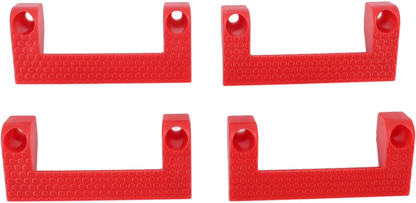 Fdit Premium 4 Piece Tape Measure Holder Set, Power Tool Ladder Storage Holder for Garage Organization, Workshop Accessories