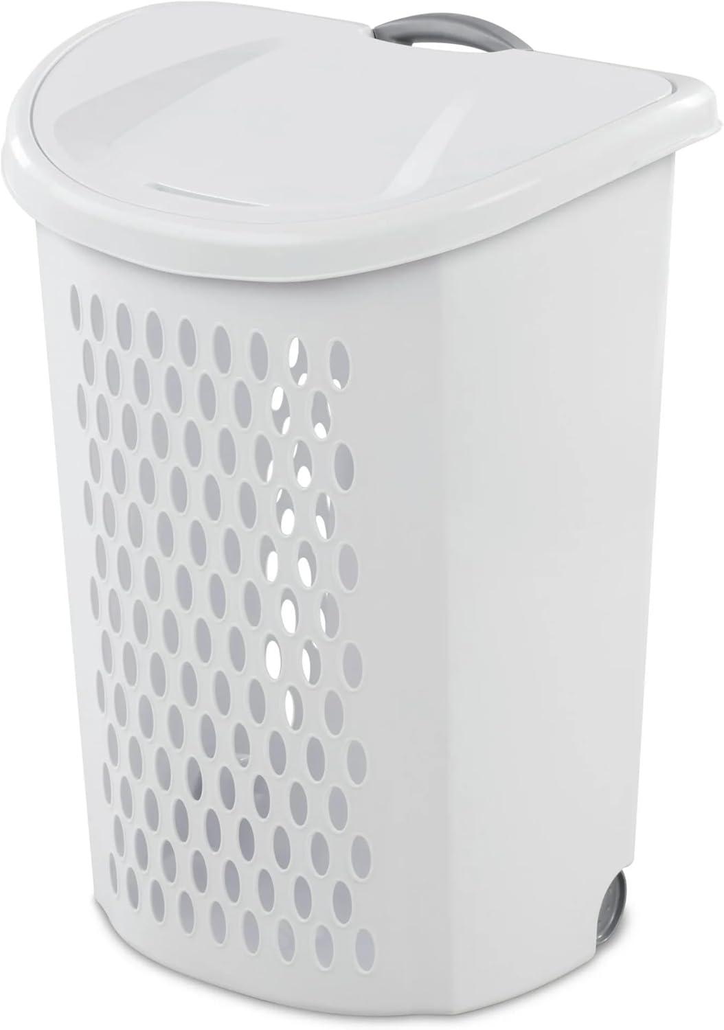 Wheeled Hamper Adult, White
