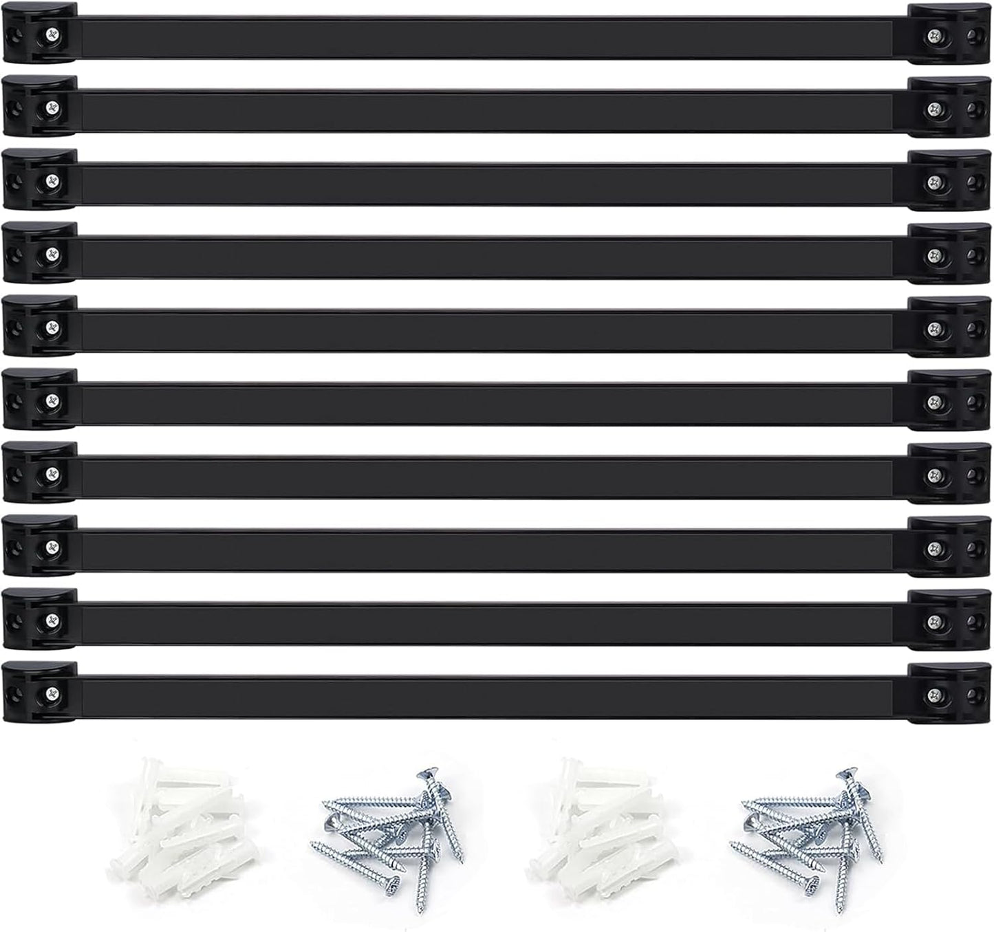 DGSL Magnetic Tool Holder Strip 10 Pack, 18 In Heavy Duty Tool Organizer Magnetic Strip, Tool Magnet Bar For Garage Tool Organization