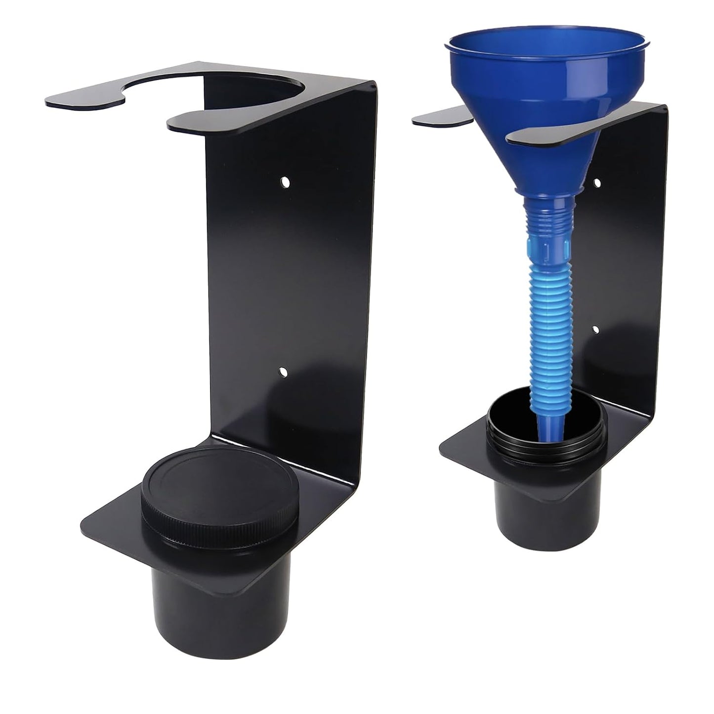 Oil Funnel Holder Storage Rack Funnel Buddy Storage Wall Mount Fluid Holder