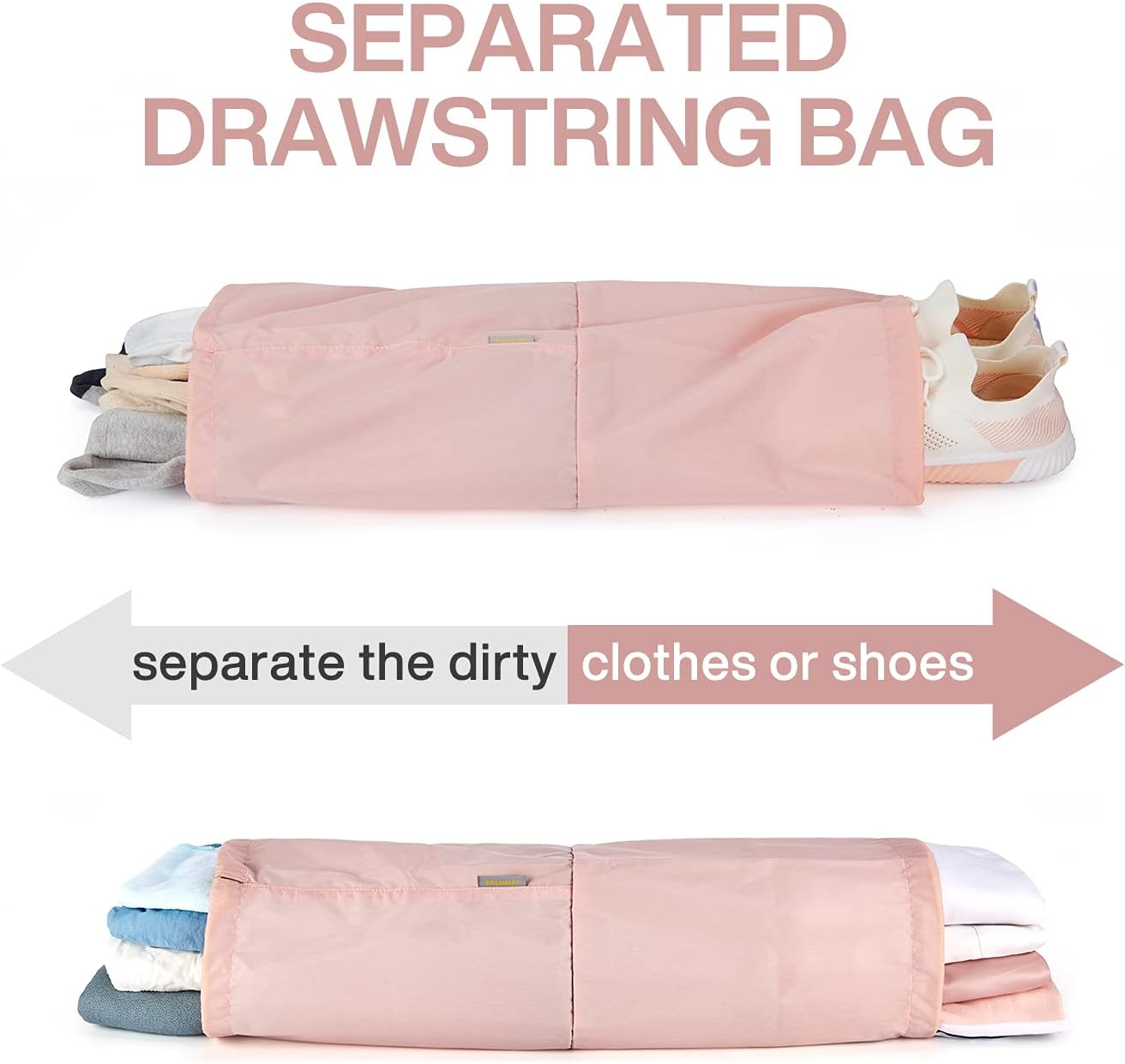BAGSMART 6 Set /4 Set/2 Set Compression Packing Cubes for Travel, Lightweight Luggage Organizer Bags, Durable Space Saver Bags Travel Essentials