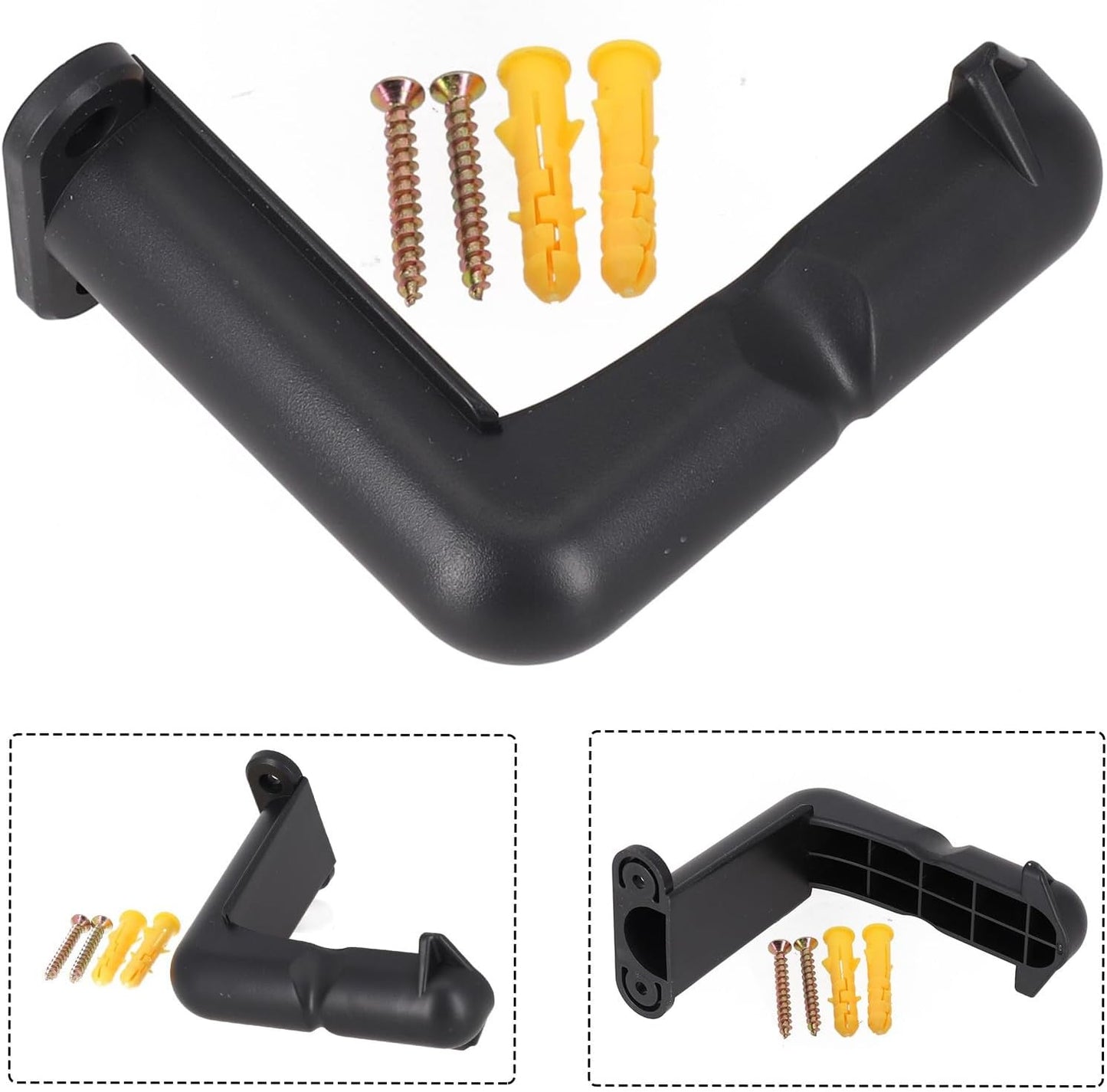 Wall Mount Holder For Shark Rocket IZ/IX Series IZ682H IZ462H IZ361H IZ140 IZ163H, Ultracyclone CH950 CH951 CH901, and Bissell Pet Hair Eraser 2389 2390 2390A Cordless Vacuum Cleaners