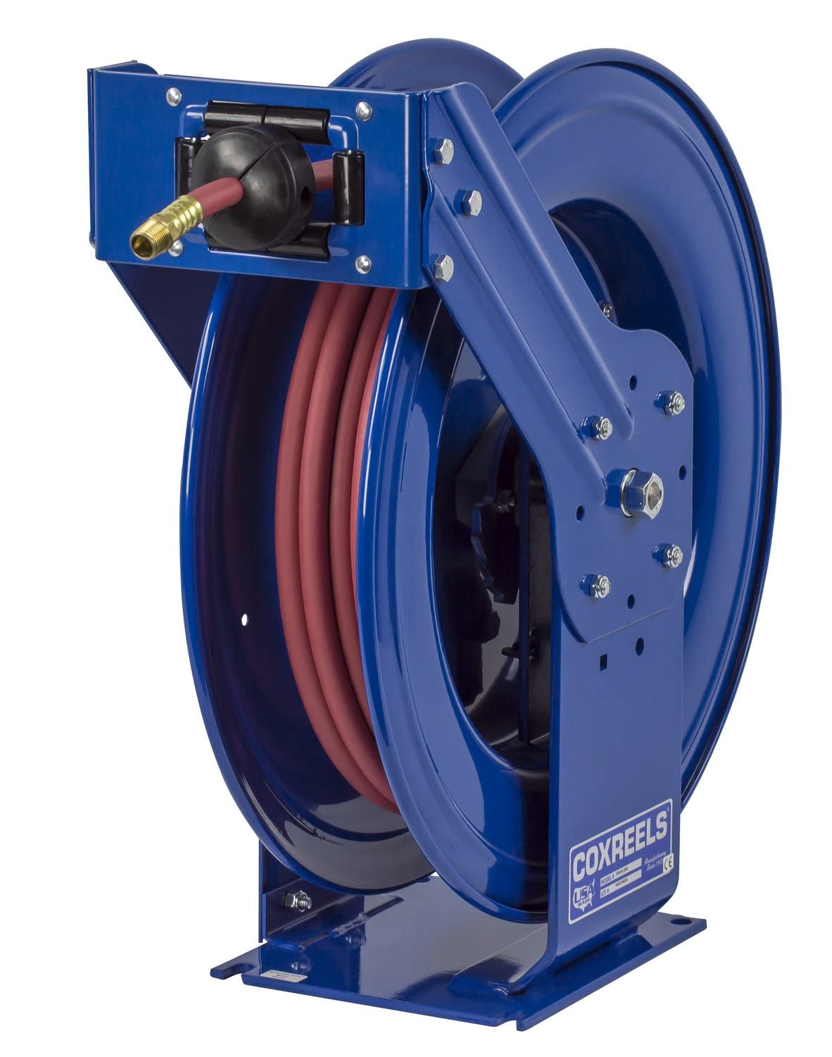 Coxreels Truck Series Maximum-Duty Air Hose Reel,Max. 300 PSI, Model# TSH-N-4100, 1/2 in Hose ID, 100' Length