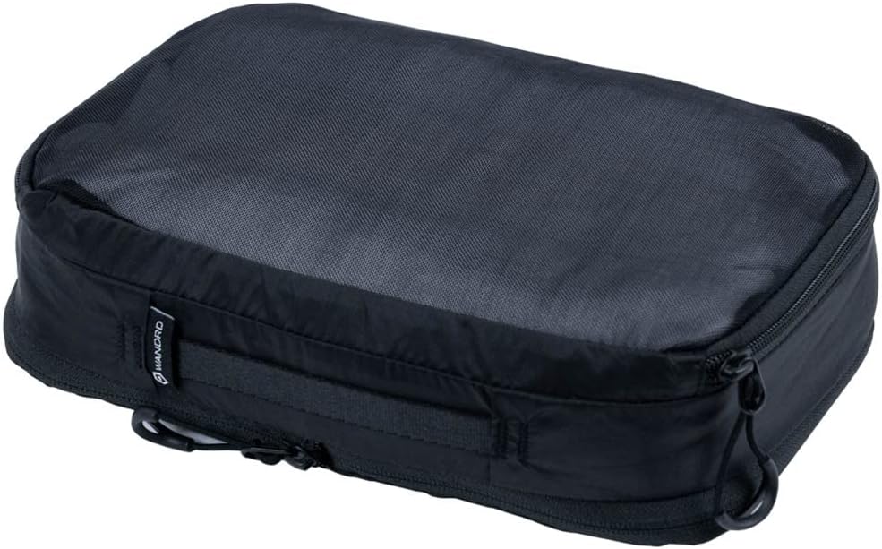 WANDRD Packing Cubes - Medium Packing Cubes for Travel - Suitcase and Luggage Organization and Travel Essentials (Black)