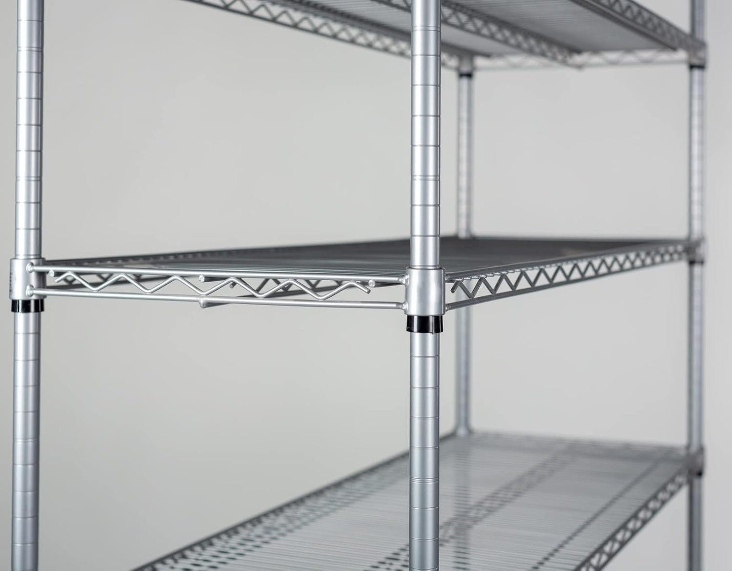 Omega 24" Deep x 30" Wide x 86" High 3 Tier Gray Starter Shelving Unit