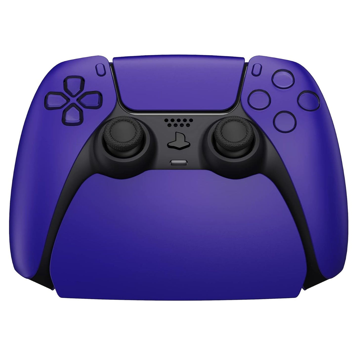 PlayVital 2 Pack Controller Display Stand for ps5, Gamepad Stand Desk Holder for ps5 Controller Accessories with Rubber Pads, Galactic Purple