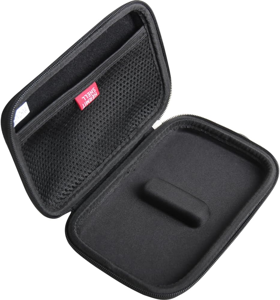 Hermitshell Hard Travel Case for Samsung T7 Shield 2TB / 1TB / 4TB, Portable SSD, USB 3.2 Gen2 External Solid State Drive (Black, Case for 2 Hard Drives)