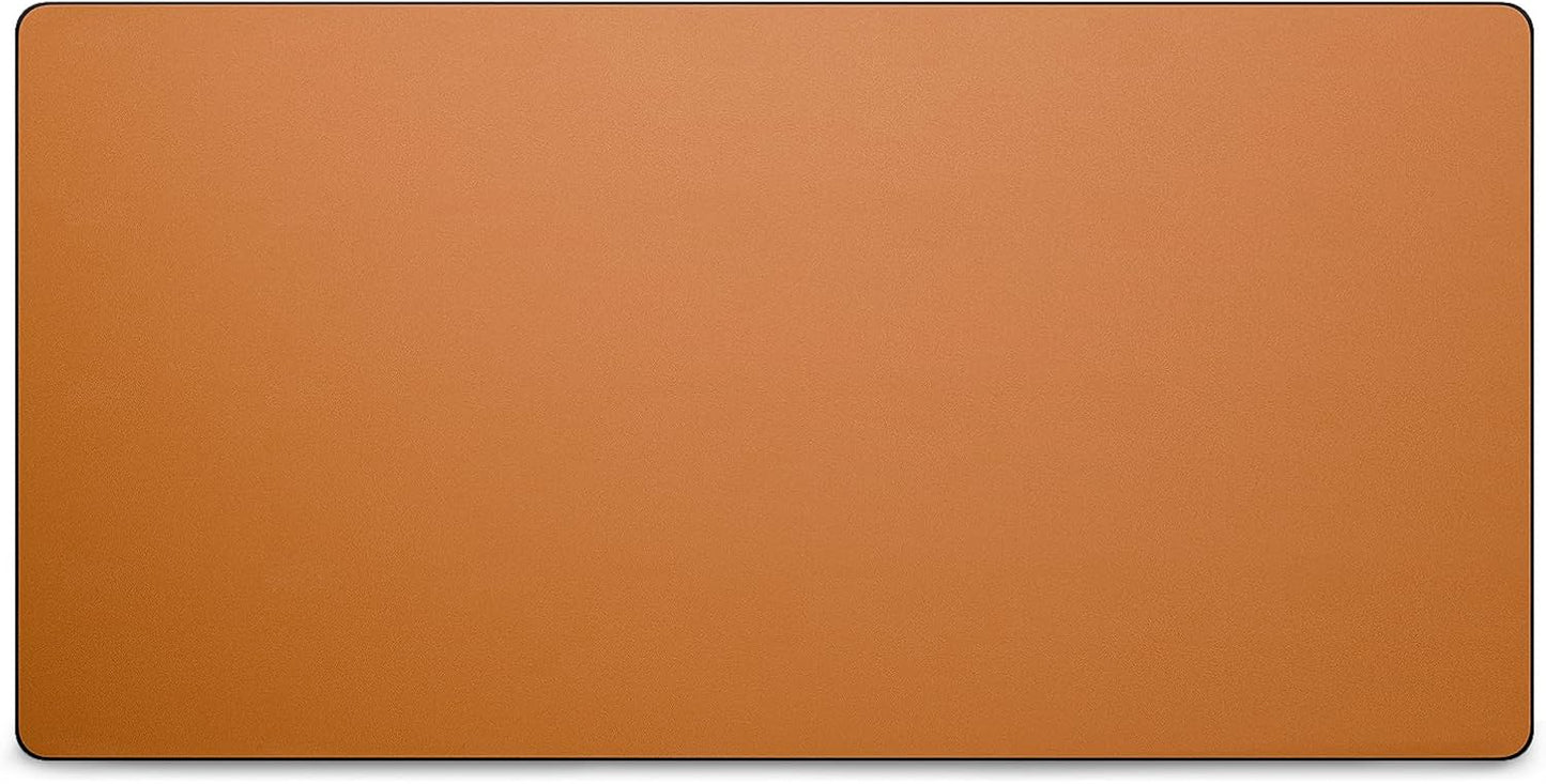 Jotsome Leather Desk Pad Mat, Non-Slip Desk Blotter Pad - Desk Protector for Office, Home, Laptop, and Desktop, Gift for The Holidays or Christmas (Tan, 34" x 17")