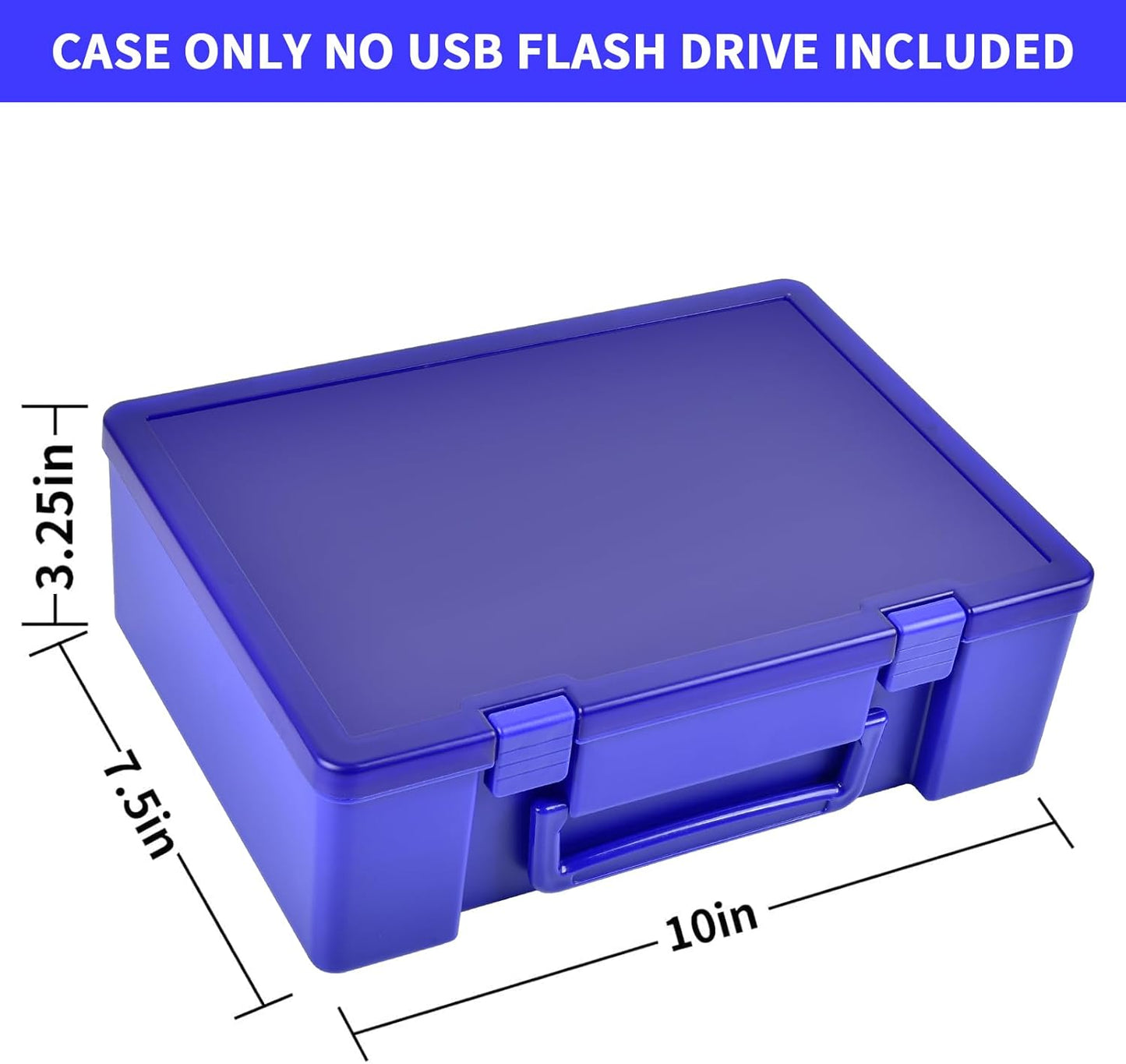 Flash Drive Case USB Memory Stick SD Card Storage Organizer- Holds 134pcs Thumb Drive Electronic Accessories Holder for Sandisk/for Samsung/for Inland/for PNY/for Netac (Blue)
