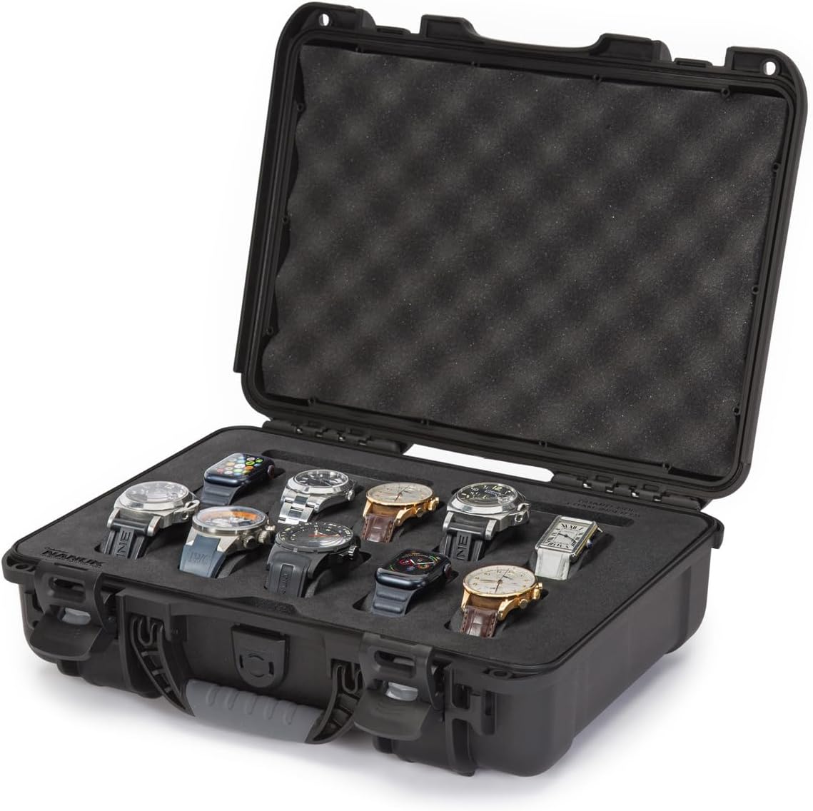 NANUK 910 Waterproof Watch Case with Foam Insert, Black