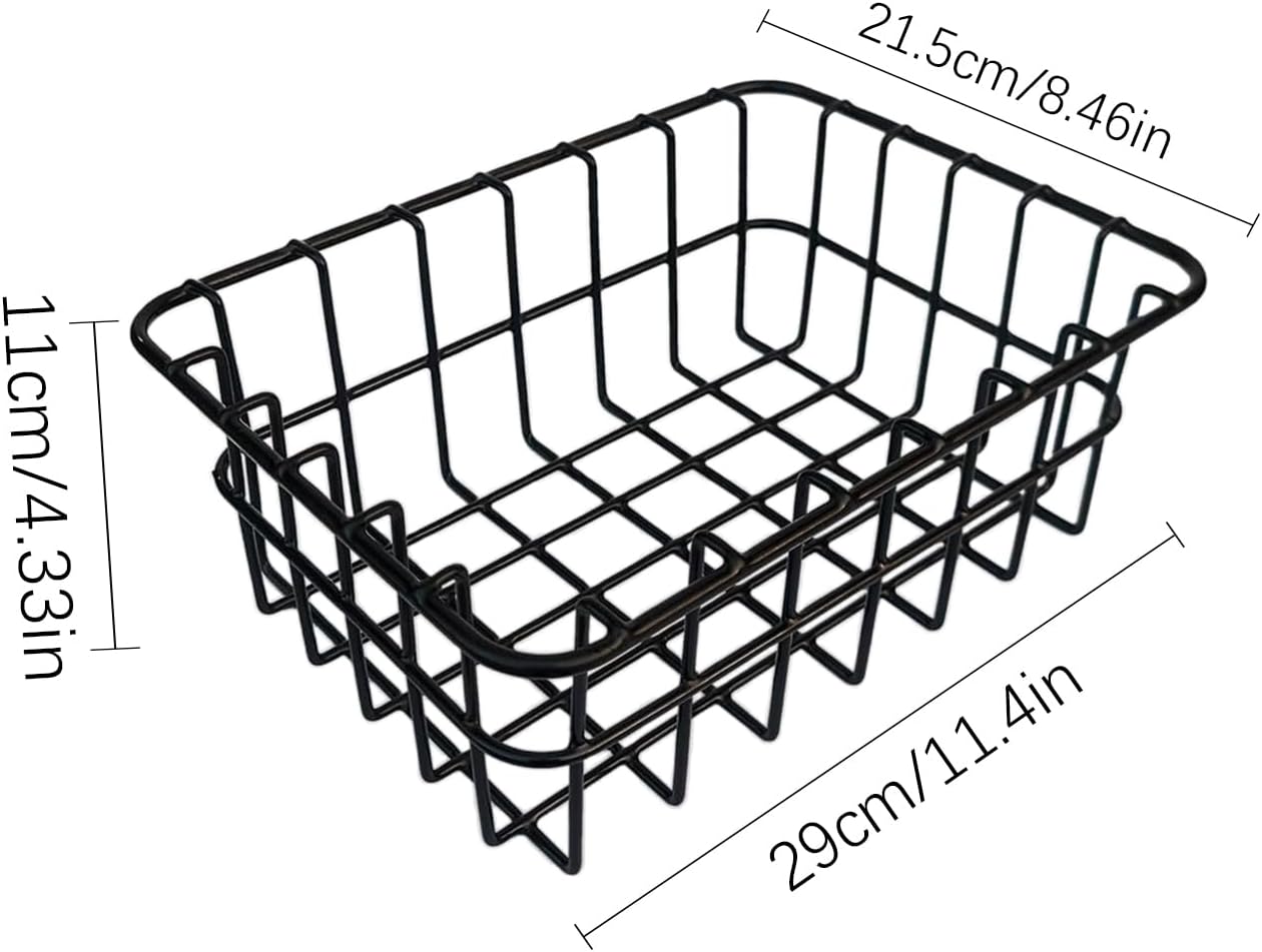 Freezer Storage – Upright Stackable Organizer, Deep Freezer Baskets Storage Bins, Space-Saving Feature for Produce, Vegetables, Fruits, Beverages, Food, Beer, Picnic, Camping, Outdoor