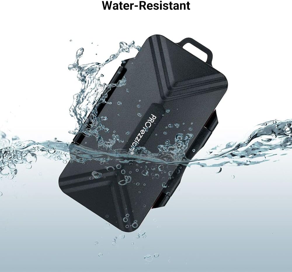PROfezzion 24 Slots SD Card Holder, Water-Resistant & Anti Shock Designed for SD Card Case, Memory Card Case for 12 SD/SDHC/SDXC Cards Storage &12 CFexpress Type-A for Sony Camera