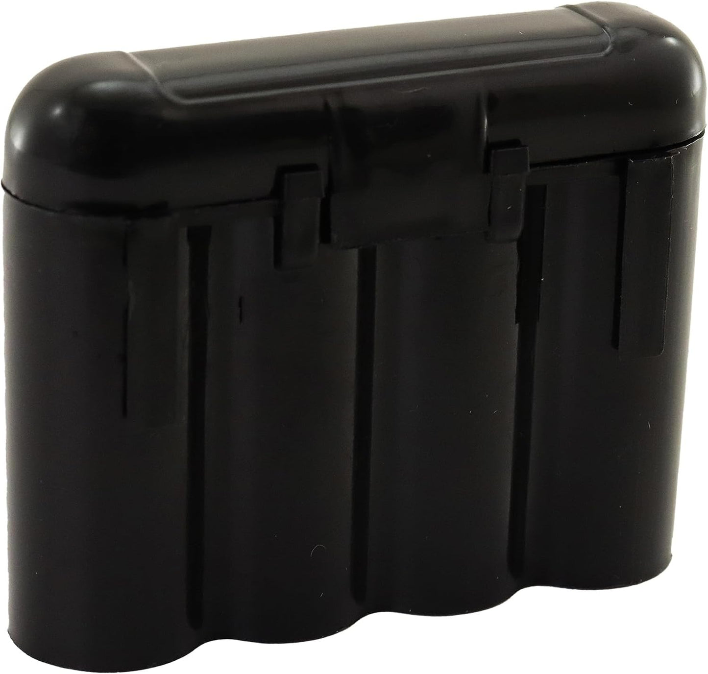Powertron Batteries 3 Pack AA/AAA / CR123A Black Battery Holder Storage Cases