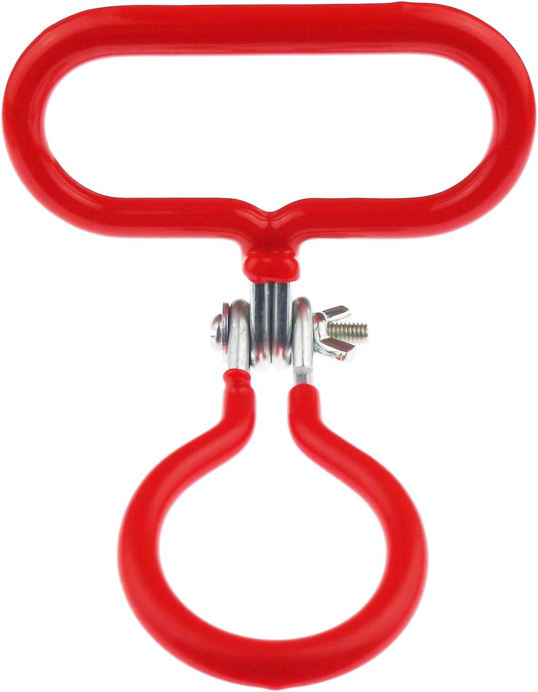 2 Pack Carboy Handle for Smooth Neck 3 Gallon 5 Gallon 6 Gallon 6.5 Gallon Glass Carboys (Red)