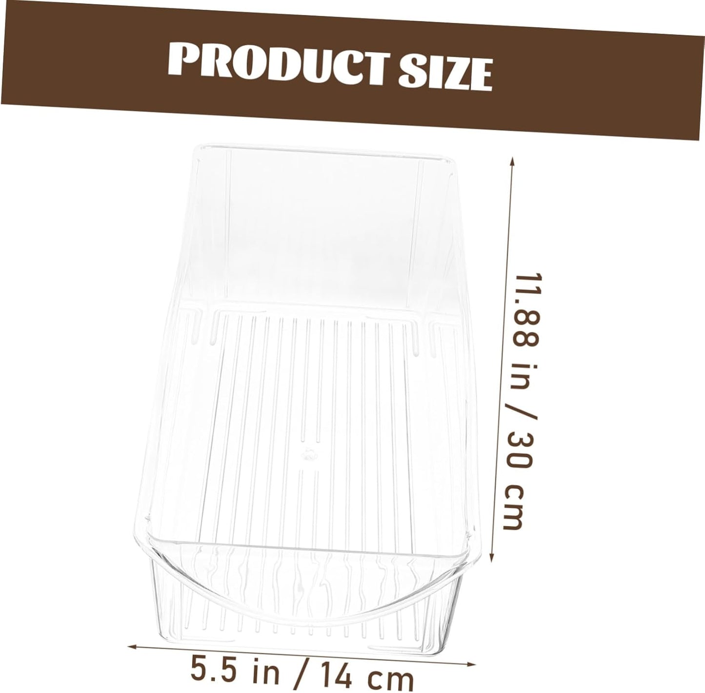 Clear Refrigerator Drawer Organizer Storage Container for Fridge Food-grade Storage Box for Kitchen Transparent Fridge Organizer Bin for Vegetables and Meat Preservation