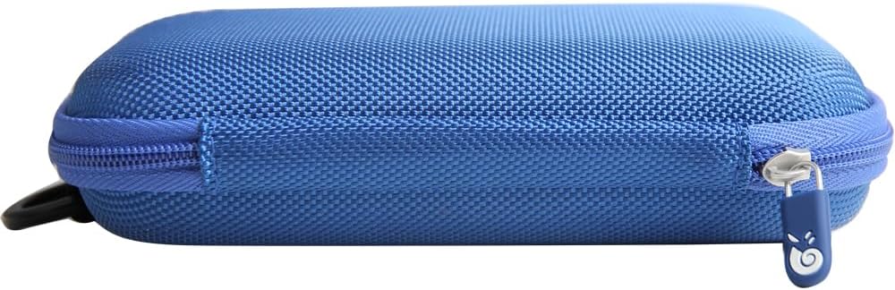 Hermitshell Hard Travel Case for Samsung T7 Shield 2TB / 1TB / 4TB, Portable SSD, USB 3.2 Gen2 External Solid State Drive (Blue, Case for 2 Hard Drives)