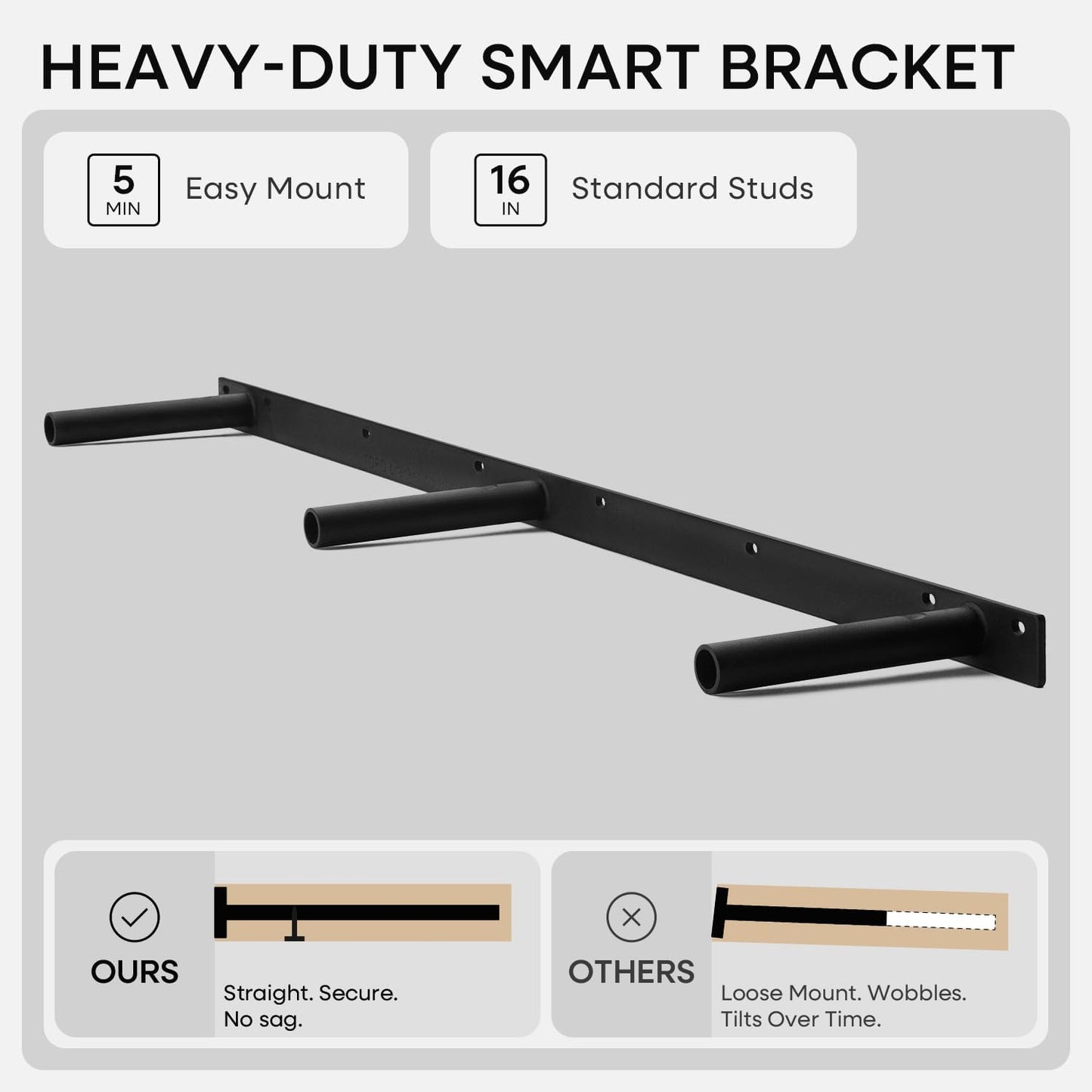 Homeforia Oak Floating Shelves 42 inch Long, High End Solid Real Wood 42inch Floating Shelf for Wall Mounted, Honey Oak Wooden 42in Floating Shelves, Heavy Duty Bracket, 42 X 6.5 X 1.75 in, Set of 2