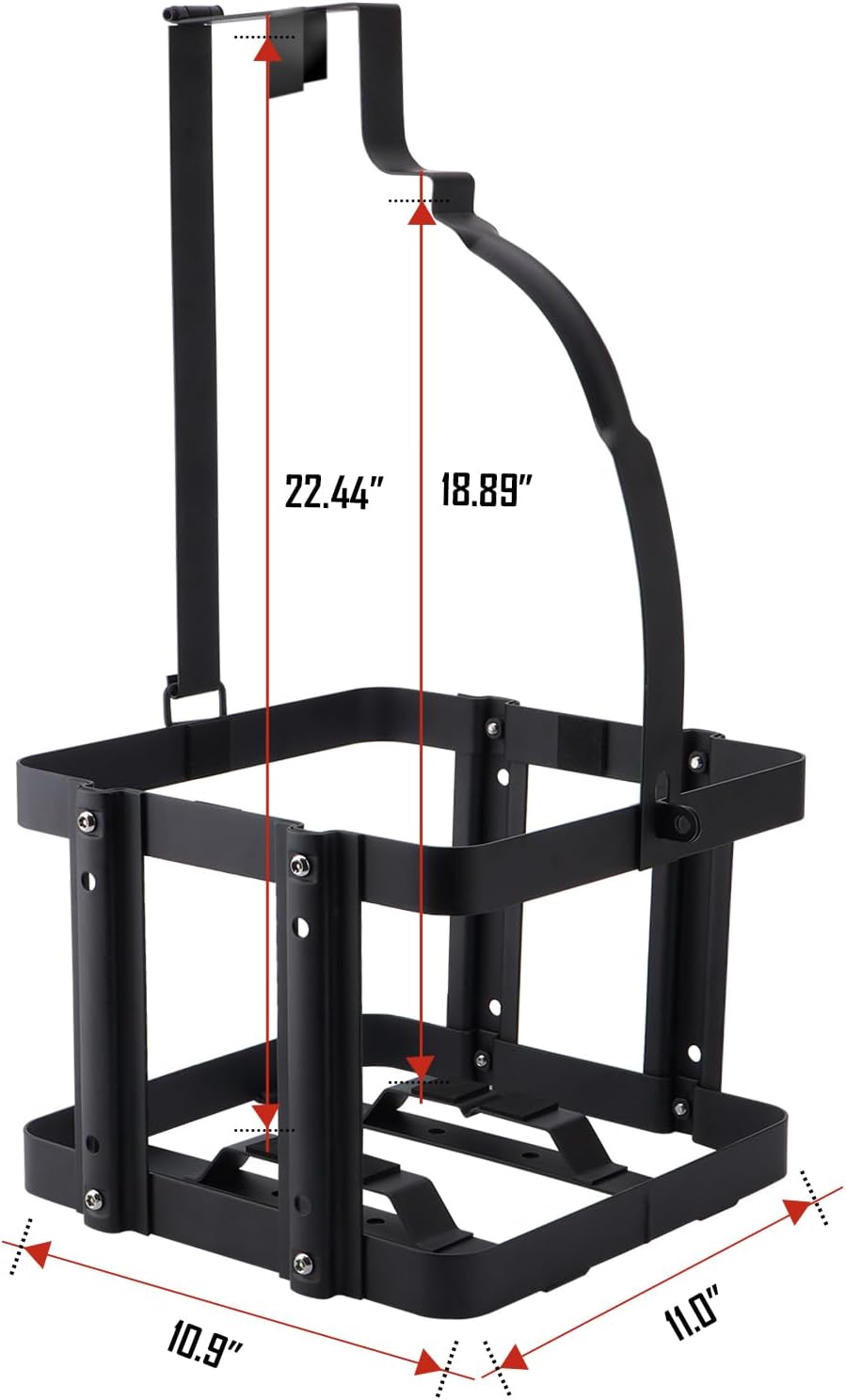 SPARKWHIZ Fuel Jug Container Holder Mount, Gas Can 5 Gallon Holder Rack, Mouting Bracket Compatible with VP Racing Can 5 Gallon (Holder only), 2 Pack