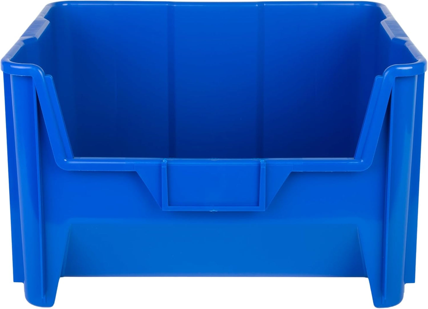 Hudson Exchange 20" x 15" x 12.5" (1 Pack) Plastic Giant Stackable Hopper Bin Container, Blue