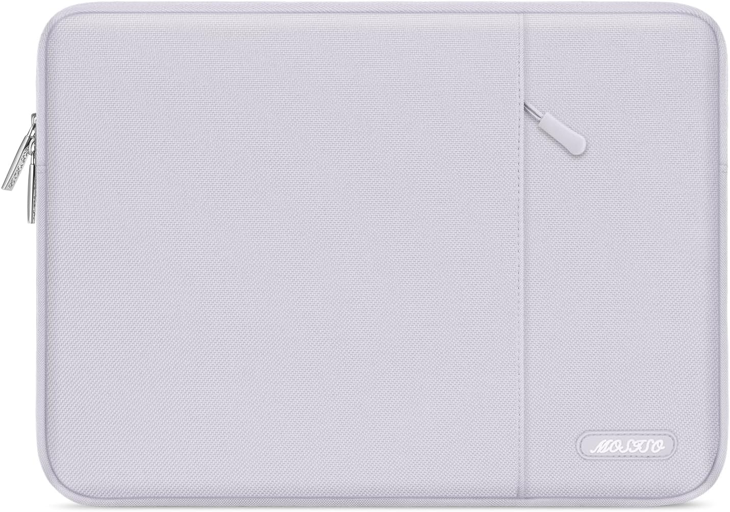 MOSISO Laptop Case 13.3 inch, 13-13.3 inch Laptop Sleeve Compatible with MacBook Air/Pro 13/Pro 14 M5 M4 M3 M2 M1, HP Dell ASUS Lenovo,Polyester Vertical Computer Sleeve Bag with Pocket, Dusty Lilac