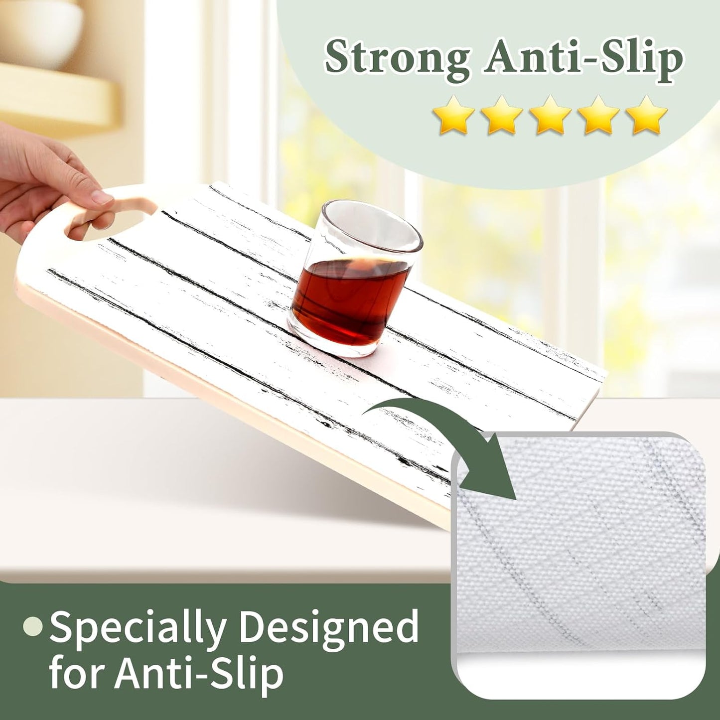 Shelf Liner for Kitchen Cabinets Non Adhesive Drawer Liner 12in x 20FT White Grain Non-Slip Thickened Shelf Liner Paper Strong Easy to Clean for Tool Box Refrigerator with Knife and Tape Measure