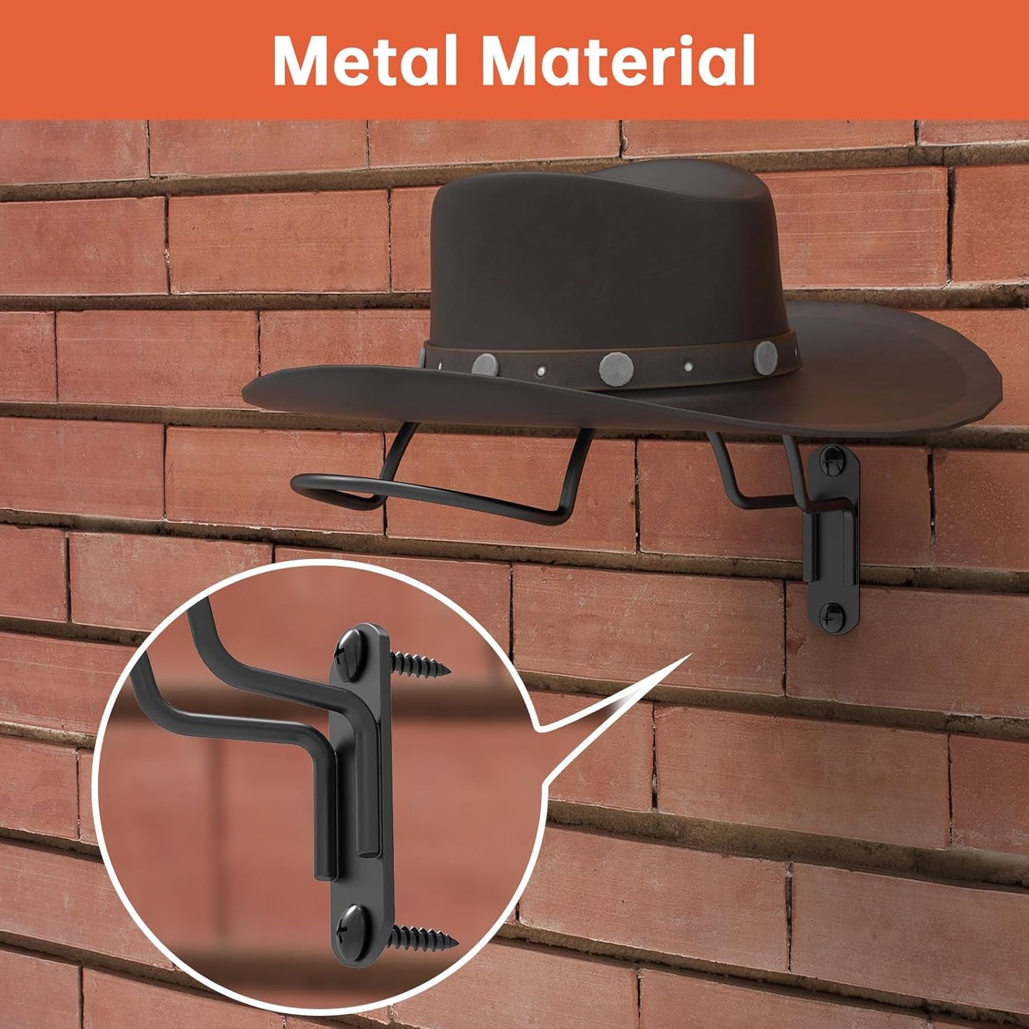 2 PCS Wall Mounted Helmet Rack Roma Helmet Holder Hook Multifunctionnal Metal Rack for Hats Mask Wall Mount Bracket Storage Display Rack with Screws for Equestrian Motorcycle Baseball Rugby Helmetet