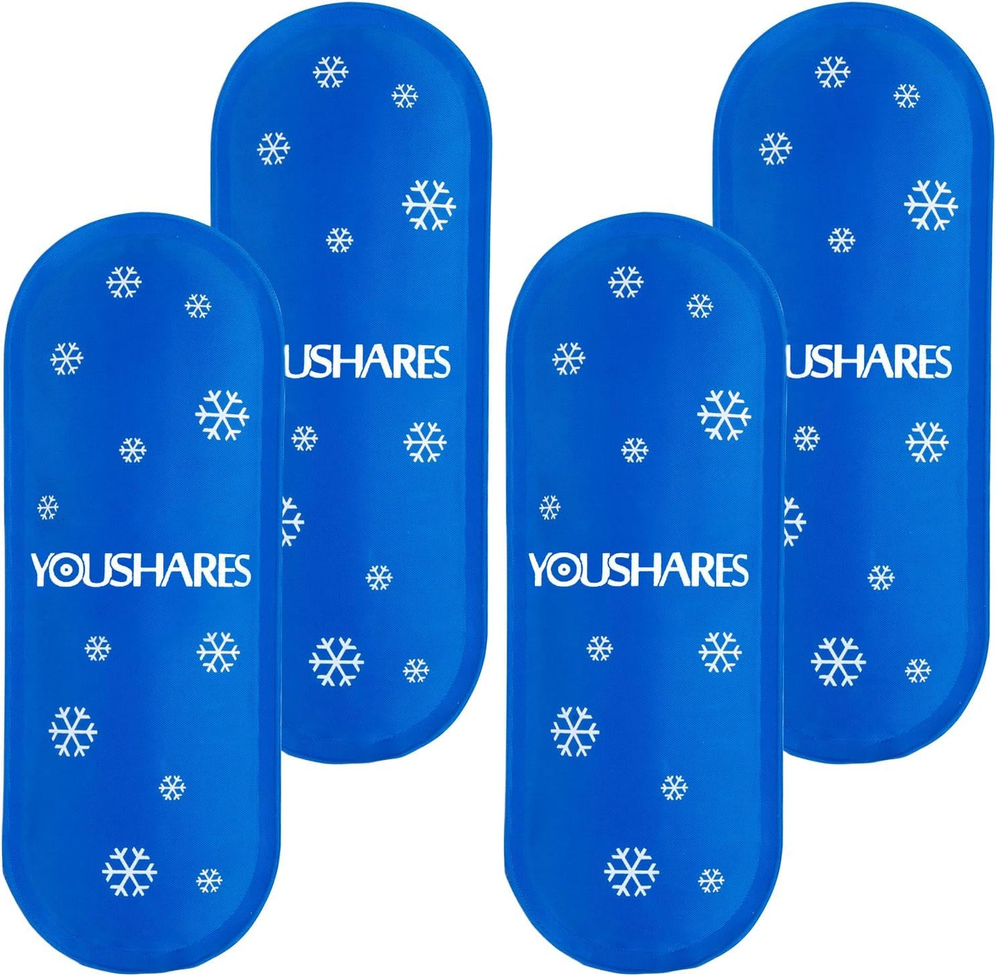 YOUSHARES Diabetes Ice Packs for Insulin Cooler Travel Case - TSA Approved Ice Packs for Diabetic Travel Case, Mini Ice Packs Suitable for Most Insulated Medication Travel Bag（4 Packs）