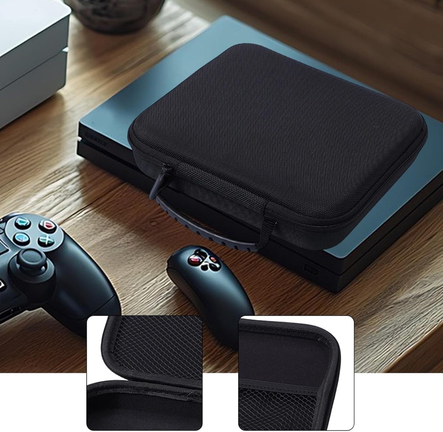 EVA Carrying Case Electronic Accessories Organizer Multifunctional Portable Protection Case Travel Pouch for Cord